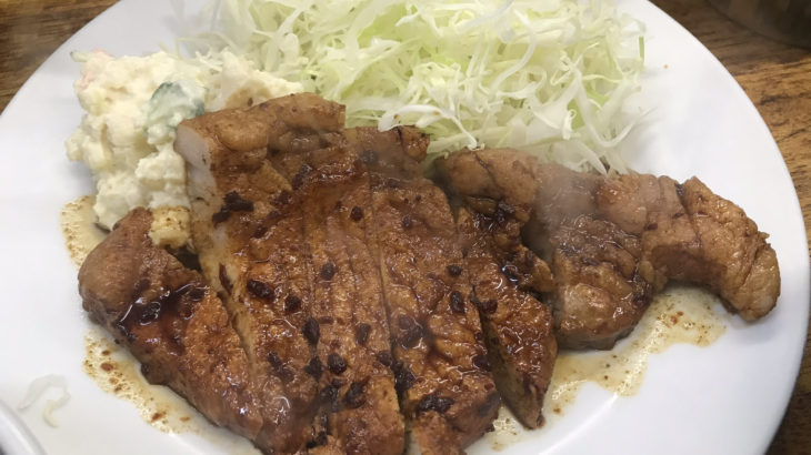 生姜焼き定食とオムレツとチャーハン@こづちin恵比寿